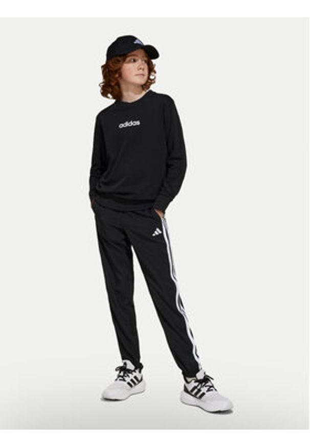 Adidas - adidas Spodnie dresowe Essentials Climacool JD6500 Czarny Regular Fit. Kolor: czarny. Materiał: syntetyk