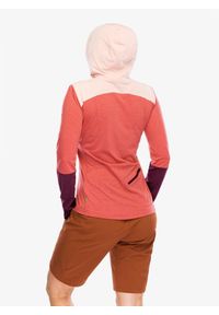 Bluza z kapturem damska Vaude Tremalzo LS Shirt. Typ kołnierza: kaptur. Kolor: czerwony