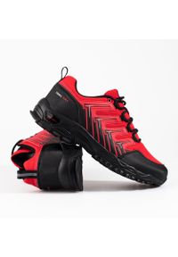 Męskie obuwie trekkingowe czerwone DK. Kolor: czerwony #5