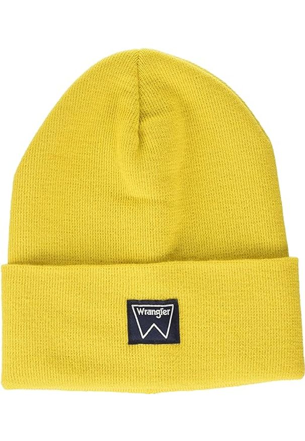 Wrangler - WRANGLER BASIC BEANIE DAMSKA CZAPKA GOLDEN ROD W0U0UHX1K