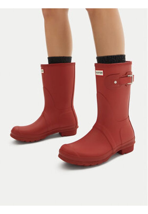 Hunter Kalosze WFS1000RMA Czerwony. Kolor: czerwony. Materiał: kauczuk, syntetyk