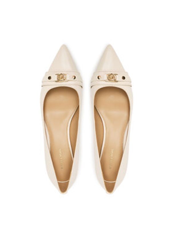 MICHAEL Michael Kors Czółenka Mandy Flex 40T5MAMP1L Écru. Materiał: skóra. Obcas: na szpilce