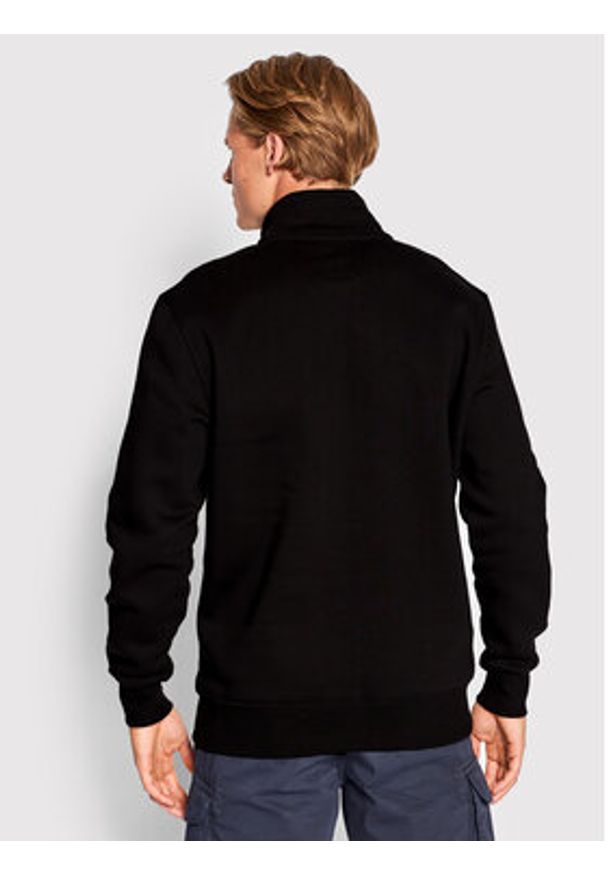 Alpha Industries Bluza Half Zip 108308 Czarny Regular Fit. Kolor: czarny. Materiał: bawełna