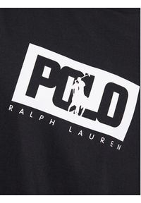 Polo Ralph Lauren T-Shirt 710909594006 Czarny Regular Fit. Typ kołnierza: polo. Kolor: czarny. Materiał: bawełna #5