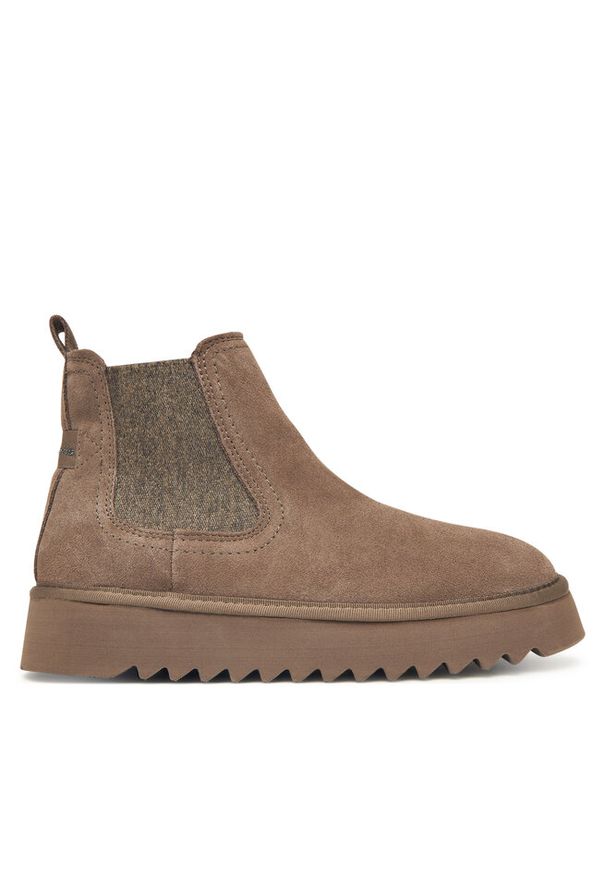 Sztyblety Tamaris. Kolor: brązowy