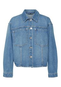 Vero Moda Kurtka jeansowa Josie 10294181 Niebieski Relaxed Fit. Kolor: niebieski. Materiał: bawełna #4
