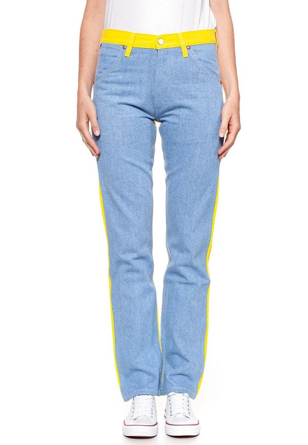 Wrangler - WRANGLER 11MWZ B&Y COLBLOCK W1MZUT303 112127713. Wzór: aplikacja