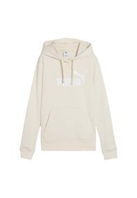 Puma - Damska Bluza Z Kapturem ESS No.1 Logo. Typ kołnierza: kaptur. Kolor: beżowy