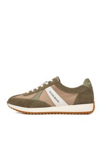 Guess Jeans Sneakersy EO-ORLANDO-01 126AM Khaki. Kolor: brązowy. Materiał: materiał #6