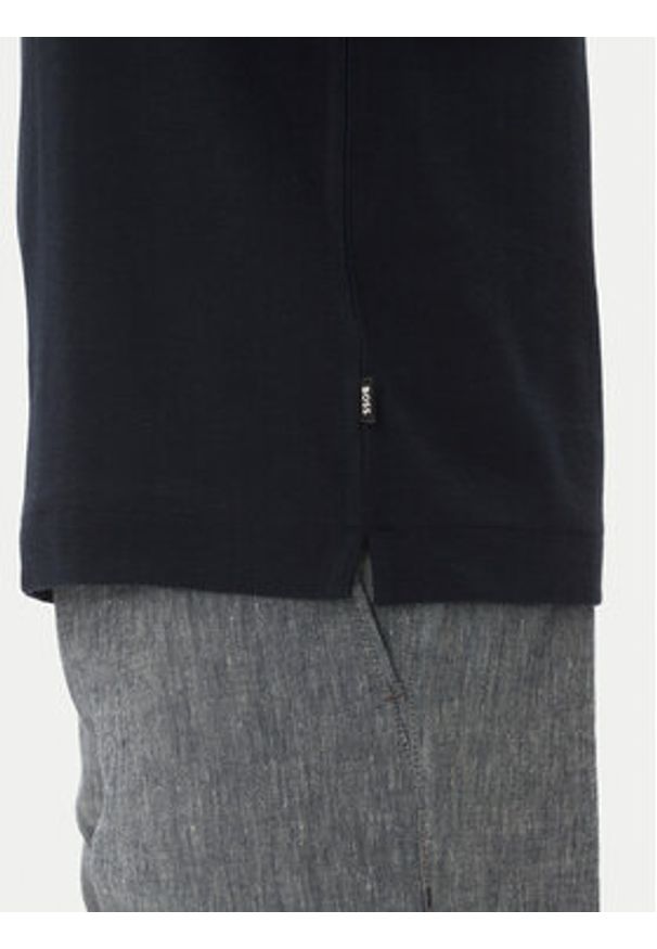 BOSS Polo H-Pratt 120 50536794 Granatowy Regular Fit. Typ kołnierza: polo. Kolor: niebieski. Materiał: bawełna