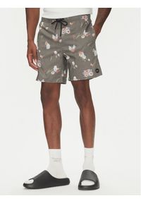 RVCA Szorty kąpielowe AVYBS00265 Szary Regular Fit. Kolor: szary. Materiał: bawełna