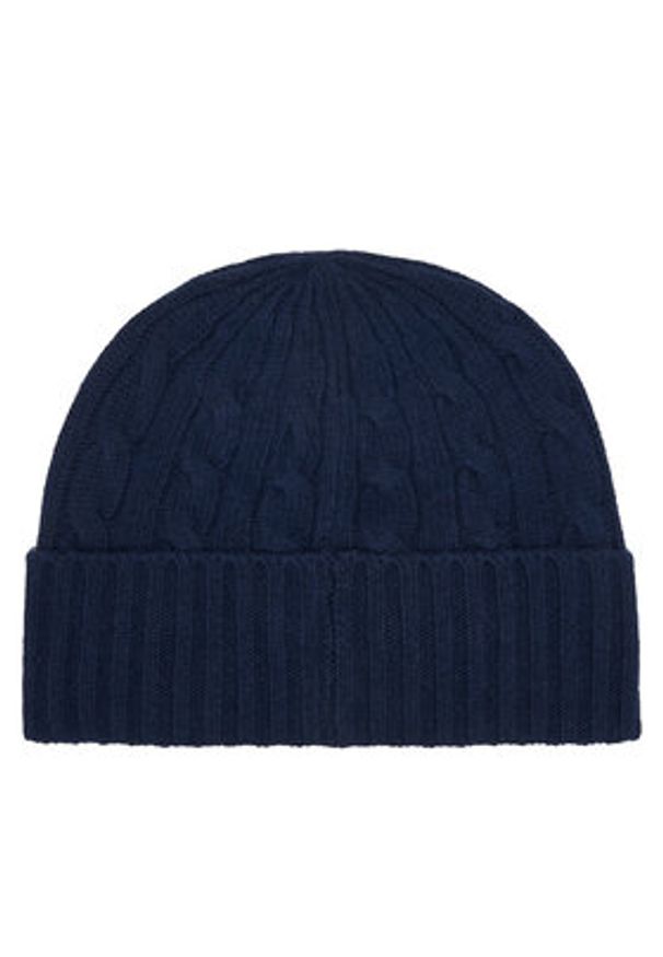 Polo Ralph Lauren Czapka 449959346002 Granatowy. Kolor: niebieski. Materiał: wełna