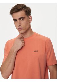 BOSS - Boss T-Shirt Tee 50506373 Czerwony Regular Fit. Kolor: czerwony. Materiał: bawełna #4