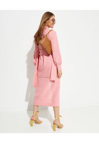 ALICE MCCALL - Spódnica midi Queenie. Stan: podwyższony. Kolor: różowy, wielokolorowy, fioletowy. Materiał: tkanina, materiał. Wzór: aplikacja #7