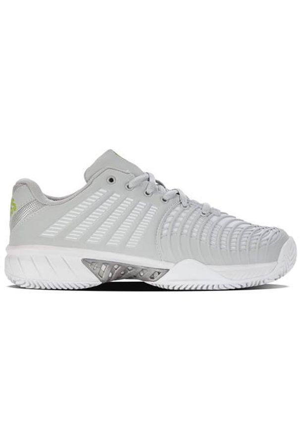 Buty do tenisa damskie K-Swiss Express Light 3. Kolor: szary. Materiał: materiał, syntetyk. Szerokość cholewki: normalna. Sport: tenis