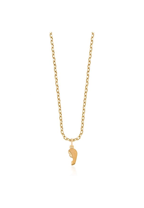 W.KRUK - Wisiorek złoty. Materiał: złote. Kolor: złoty