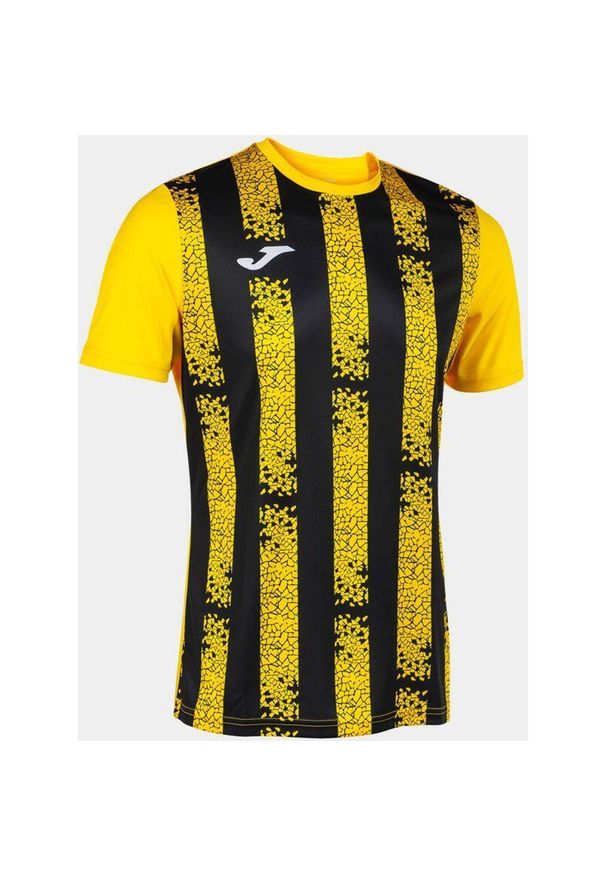 Koszulka Sportowa Joma Inter III Żółto-Czarna 3XL - Oddychająca i Trwała. Kolor: czarny, żółty, wielokolorowy. Materiał: poliester. Sport: piłka nożna