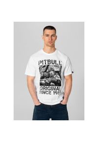 PITBULL - Koszulka bawełniana sportowy t-shirt dla dorosłych Drive. Kolor: wielokolorowy, czarny, biały. Materiał: bawełna #1