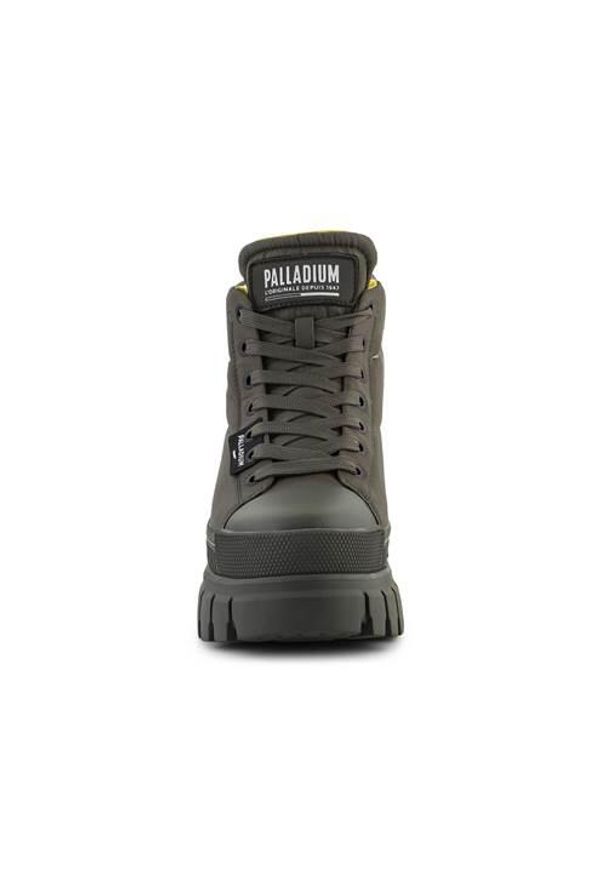 Buty do chodzenia damskie Palladium Revolt Boot Overcush Olive Night. Wysokość cholewki: za kostkę. Kolor: zielony. Materiał: tkanina. Szerokość cholewki: normalna. Sport: turystyka piesza