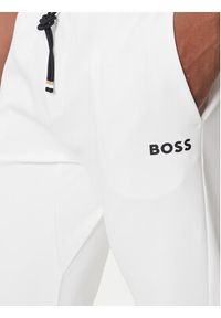 BOSS Spodnie dresowe Hicon 50542940 Biały Regular Fit. Kolor: biały. Materiał: syntetyk #4