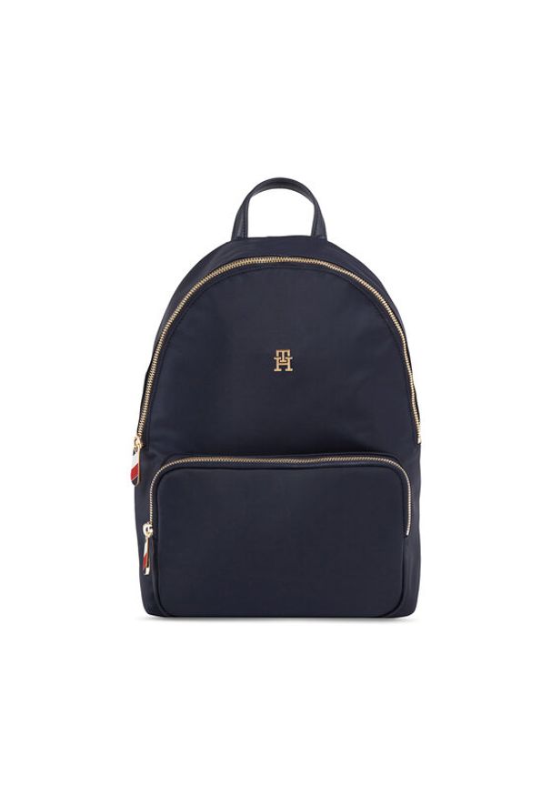 TOMMY HILFIGER - Tommy Hilfiger Plecak Poppy Th Backpack AW0AW15641 Granatowy. Kolor: niebieski. Materiał: materiał