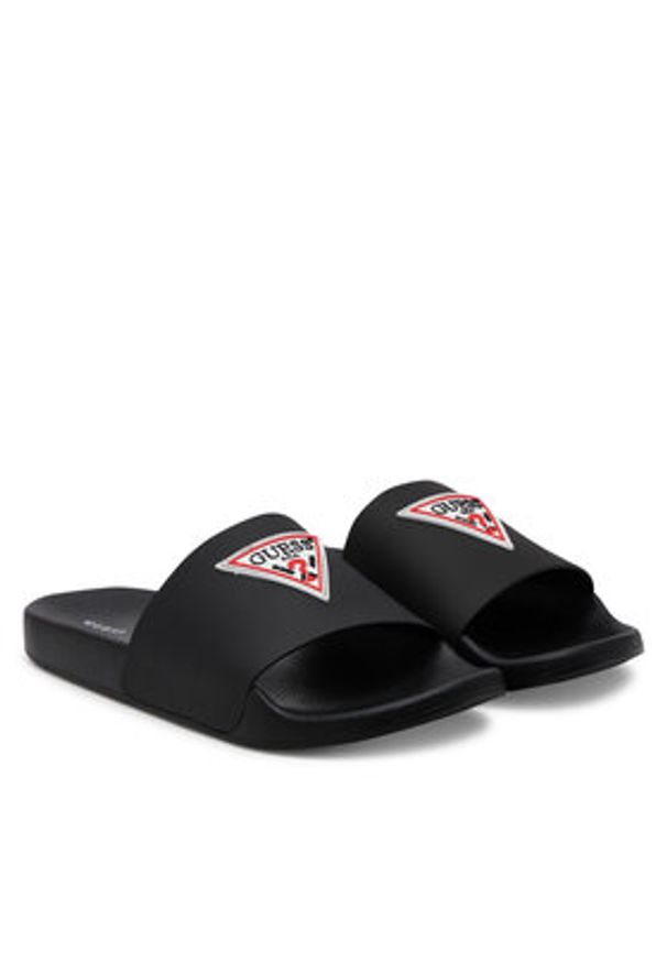 Guess Klapki FMJTOT ELL19 Czarny. Kolor: czarny