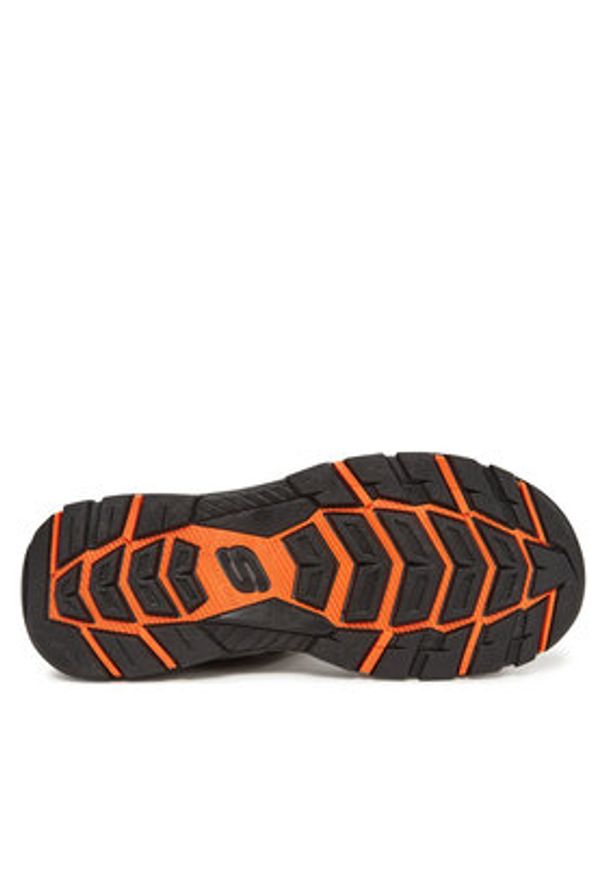 skechers - Skechers Sandały Tresmen-Garo 204105/BLK Czarny. Kolor: czarny. Materiał: skóra