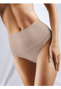 Figi Model Floris-Fit BBL 069 Beige - Babell. Materiał: koronka, poliamid, tkanina, elastan. Wzór: koronka