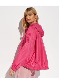 MONCLER - Różowa kurtka Boissard. Kolor: różowy, wielokolorowy, fioletowy. Materiał: materiał #2