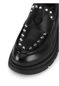 DeeZee Loafersy 20253-5 Czarny. Kolor: czarny. Materiał: materiał, syntetyk, skóra #4