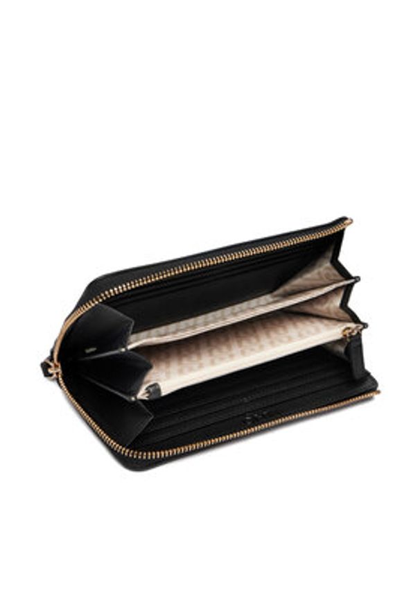 Liu Jo Portfel AA6285 ES029 Czarny. Kolor: czarny. Materiał: skóra