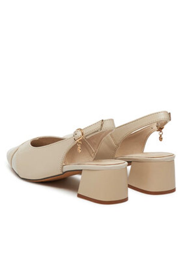 Lasocki Czółenka RST-AGNES-12 Beżowy. Kolor: beżowy. Materiał: skóra