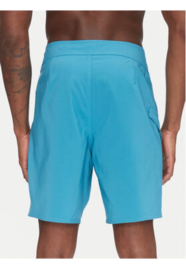 Volcom Szorty kąpielowe Lido Solid A0812416 Niebieski Regular Fit. Kolor: niebieski. Materiał: syntetyk