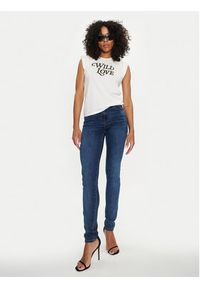 Morgan Jeansy 201-POM.P Granatowy Slim Fit. Kolor: niebieski #3
