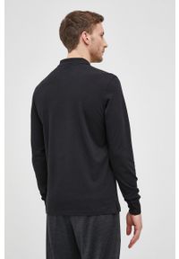 GANT - Gant Longsleeve bawełniany 5201. kolor czarny gładki. Okazja: na co dzień. Kolor: czarny. Materiał: bawełna. Długość rękawa: długi rękaw. Wzór: gładki. Styl: casual #2
