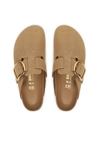 Birkenstock Klapki Boston Big Buckle Hex 1030425 Brązowy. Kolor: brązowy. Materiał: skóra #5
