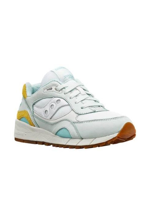 Buty do chodzenia damskie Saucony Shadow 6000. Zapięcie: sznurówki. Kolor: wielokolorowy. Materiał: skóra, syntetyk, materiał. Szerokość cholewki: normalna. Sport: turystyka piesza