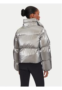 Elisabetta Franchi Kurtka zimowa PI-77D-46E2-V570 Srebrny Regular Fit. Kolor: srebrny. Materiał: syntetyk. Sezon: zima #2
