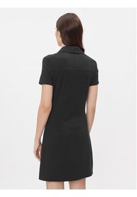 Calvin Klein Jeans Sukienka codzienna Milano Utility J20J222532 Czarny Regular Fit. Okazja: na co dzień. Kolor: czarny. Materiał: syntetyk, wiskoza. Typ sukienki: proste. Styl: casual