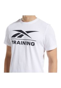 Koszulka sportowa męska Reebok Specialized Training FU1807. Materiał: materiał, skóra, bawełna, dzianina. Długość rękawa: krótki rękaw. Długość: krótkie. Wzór: napisy. Sport: fitness #3
