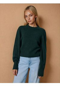 Sinsay - Sweter basic - zielony. Kolor: zielony