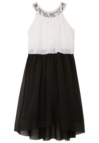 bonprix - Sukienka szyfonowa. Kolor: biały. Materiał: szyfon #1