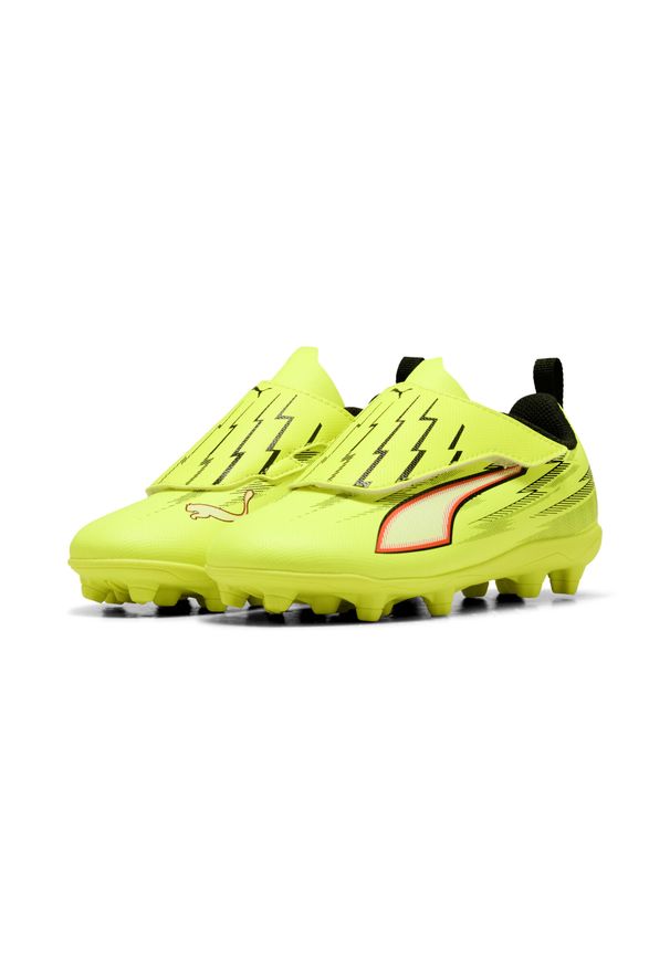 Puma - Dziecięce buty piłkarskie ULTRA 6 PLAY FG/AG PUMA. Kolor: czerwony, żółty, wielokolorowy, czarny. Sport: piłka nożna