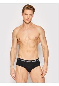 Hugo - HUGO Komplet slipów 50469763 Czarny. Kolor: czarny. Materiał: bawełna #3