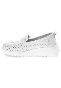 Białe Półbuty S.Barski Stylowe Obuwie Damskie. Kolor: biały. Szerokość cholewki: normalna. Styl: elegancki #3