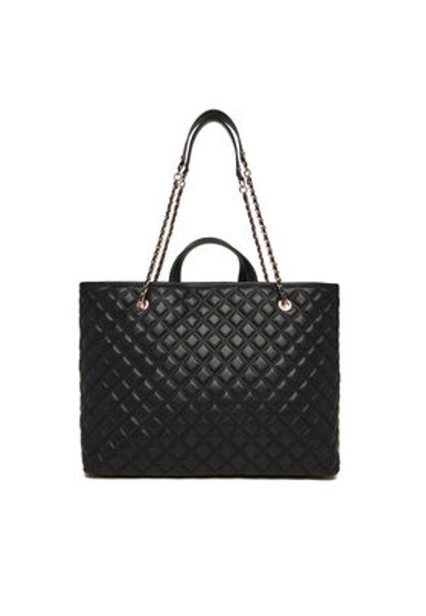 Guess Torebka Giully II HWQG96 73290 Czarny. Kolor: czarny. Materiał: skórzane