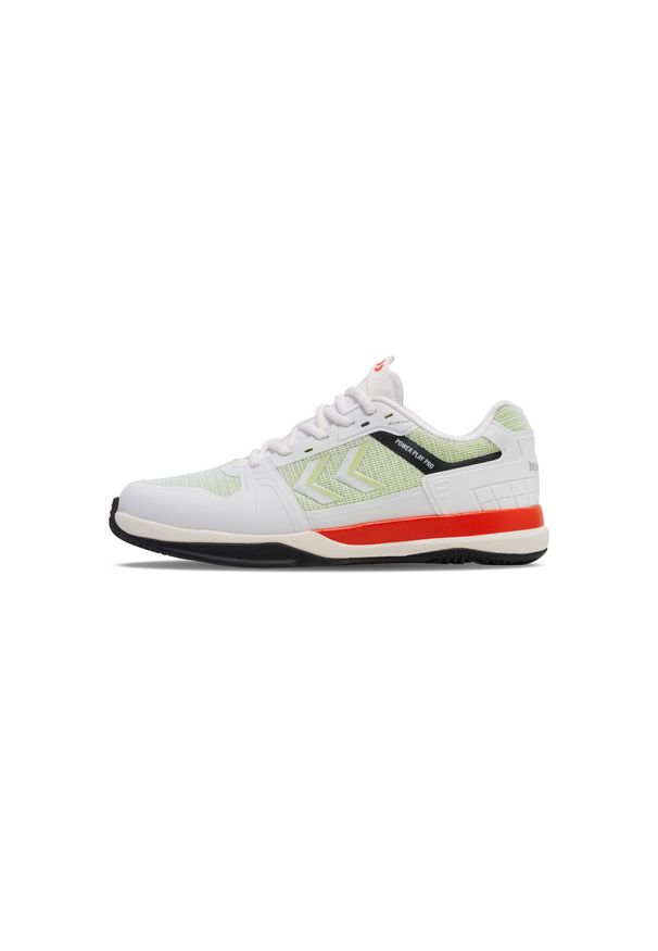 Buty do piłki ręcznej męskie Hummel Power Play Pro. Zapięcie: sznurówki. Kolor: biały. Materiał: materiał, syntetyk. Szerokość cholewki: normalna. Sport: turystyka piesza