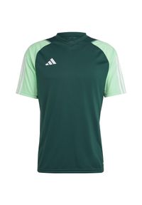 Koszulka piłkarska męska Adidas Tiro 23 Competition Jersey. Kolor: zielony. Materiał: jersey. Sport: piłka nożna