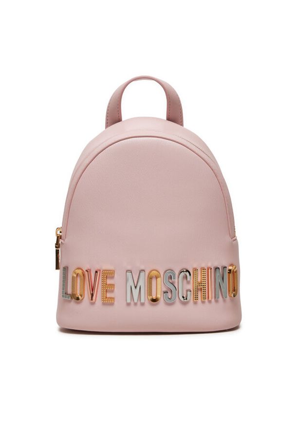 Love Moschino - LOVE MOSCHINO Plecak JC4305PP0IKN0601 Różowy. Kolor: różowy. Materiał: skóra