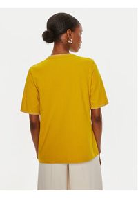 United Colors of Benetton - United Colors Of Benetton T-Shirt 34G7D107B Żółty Regular Fit. Kolor: żółty. Materiał: bawełna